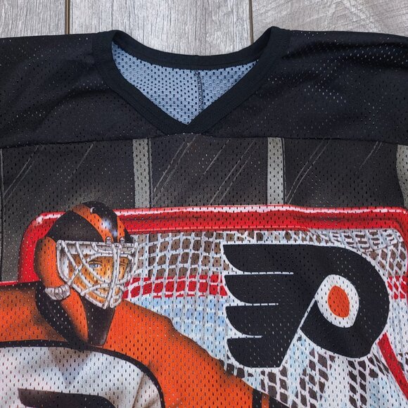 Vintage CCM Jersey Mens Small Maska Hockey Philadelphia Flyers Goalie Hockey USA - Picture 4 of 7